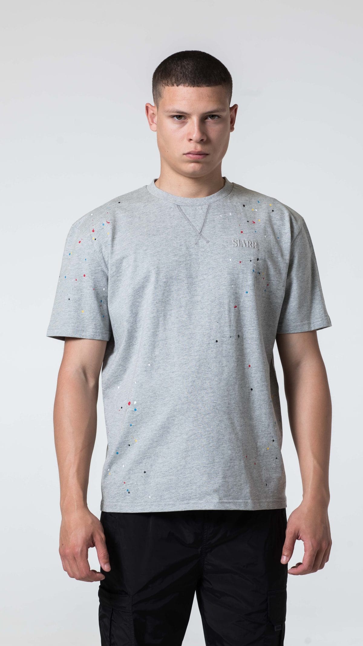 Paint Splatter Tee Black SIARR paint-splatter-tee-black-siarr